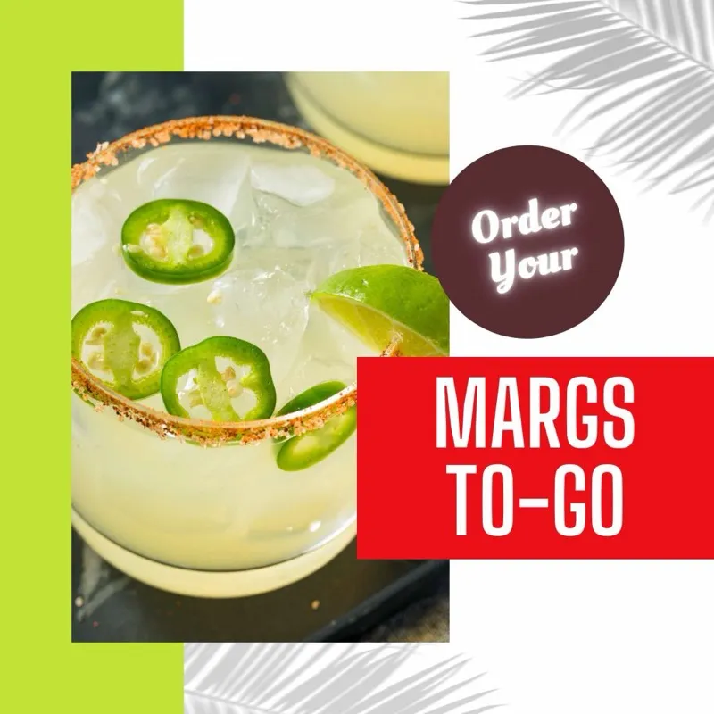 Order your margs to-go — jalapeño margarita